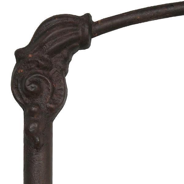 Textured Leather Brown 343 | Iron Furniture Finish Sample-Finish Sample-Jack and Jill Boutique