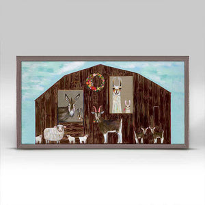 The Barn Mini Framed Canvas-Mini Framed Canvas-Jack and Jill Boutique