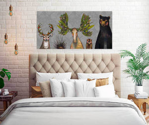 The Forest Five - Floral Wall Art-Wall Art-Jack and Jill Boutique