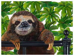 The Not Sleepy Sloth Wall Art-Wall Art-Jack and Jill Boutique
