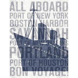 The Places He'll Go - Ship | Canvas Wall Art-Canvas Wall Art-Jack and Jill Boutique