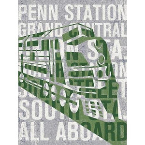 The Places He'll Go - Train | Canvas Wall Art-Canvas Wall Art-Jack and Jill Boutique
