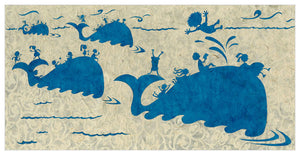 The Sailing Whales Wall Art-Wall Art-Jack and Jill Boutique