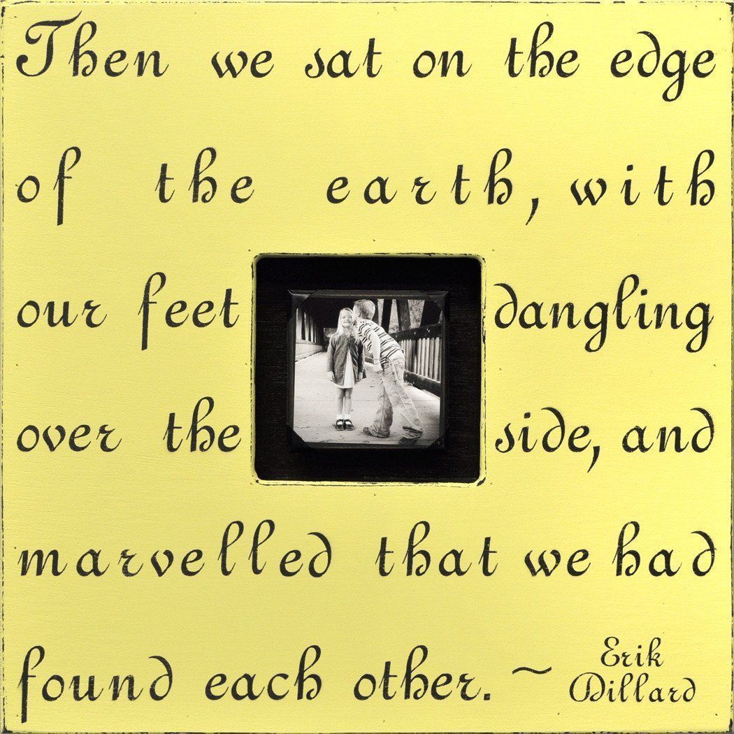 Handmade Wood Photobox with quote "Then We Sat"-Photoboxes-Jack and Jill Boutique