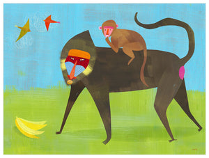 These Baboons are Bananas Wall Art-Wall Art-Jack and Jill Boutique