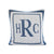 Classic Thick & Thin Double Border Personalized Pillow-Pillow-Jack and Jill Boutique