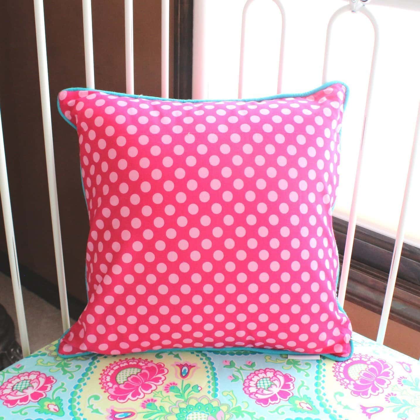 Throw Pillow Cover and Insert | Confection Dots-Square Pillows-Jack and Jill Boutique