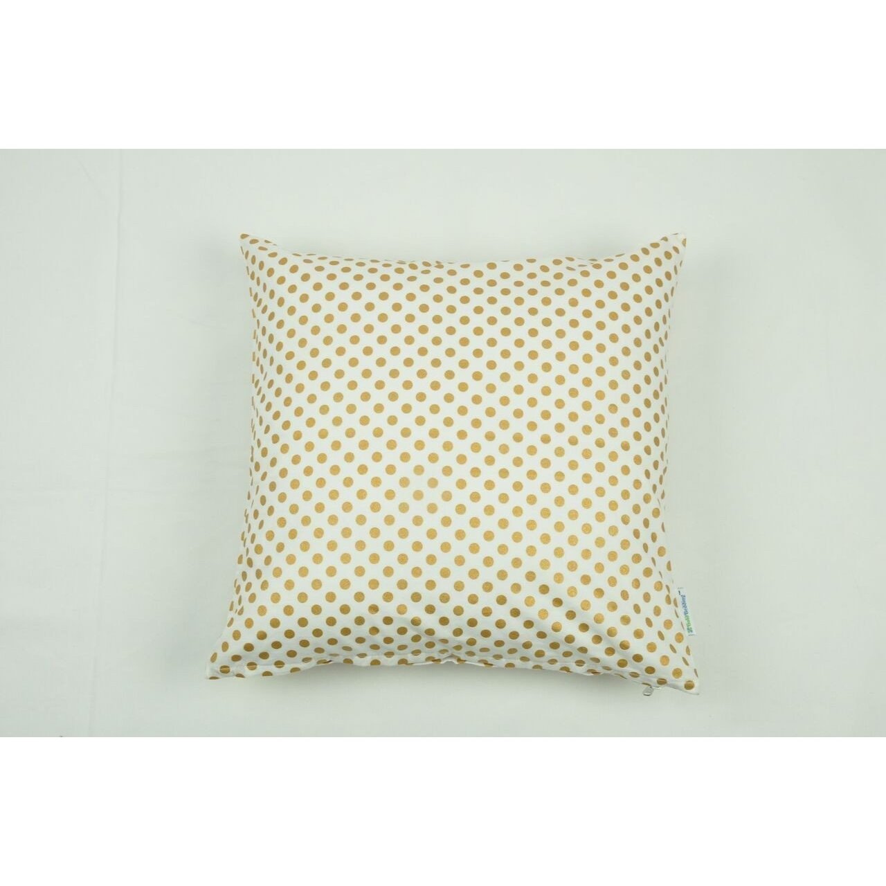 Throw Pillow Cover | Metallic Gold Dots-Square Pillows-Jack and Jill Boutique