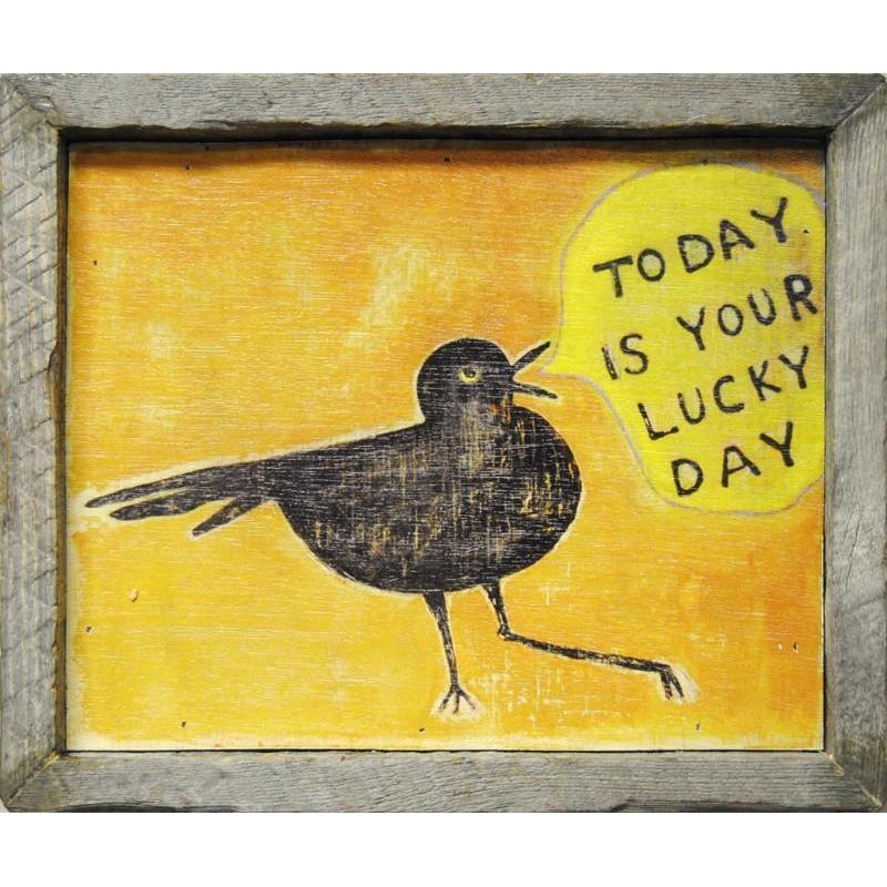 ART PRINT - Today Is Your Lucky Day-Art Print-Jack and Jill Boutique