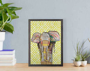 Trendy Trunk Mini Framed Canvas-Mini Framed Canvas-Jack and Jill Boutique