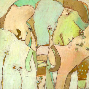 Trumpette Elephant | Canvas Wall Art-Canvas Wall Art-Jack and Jill Boutique