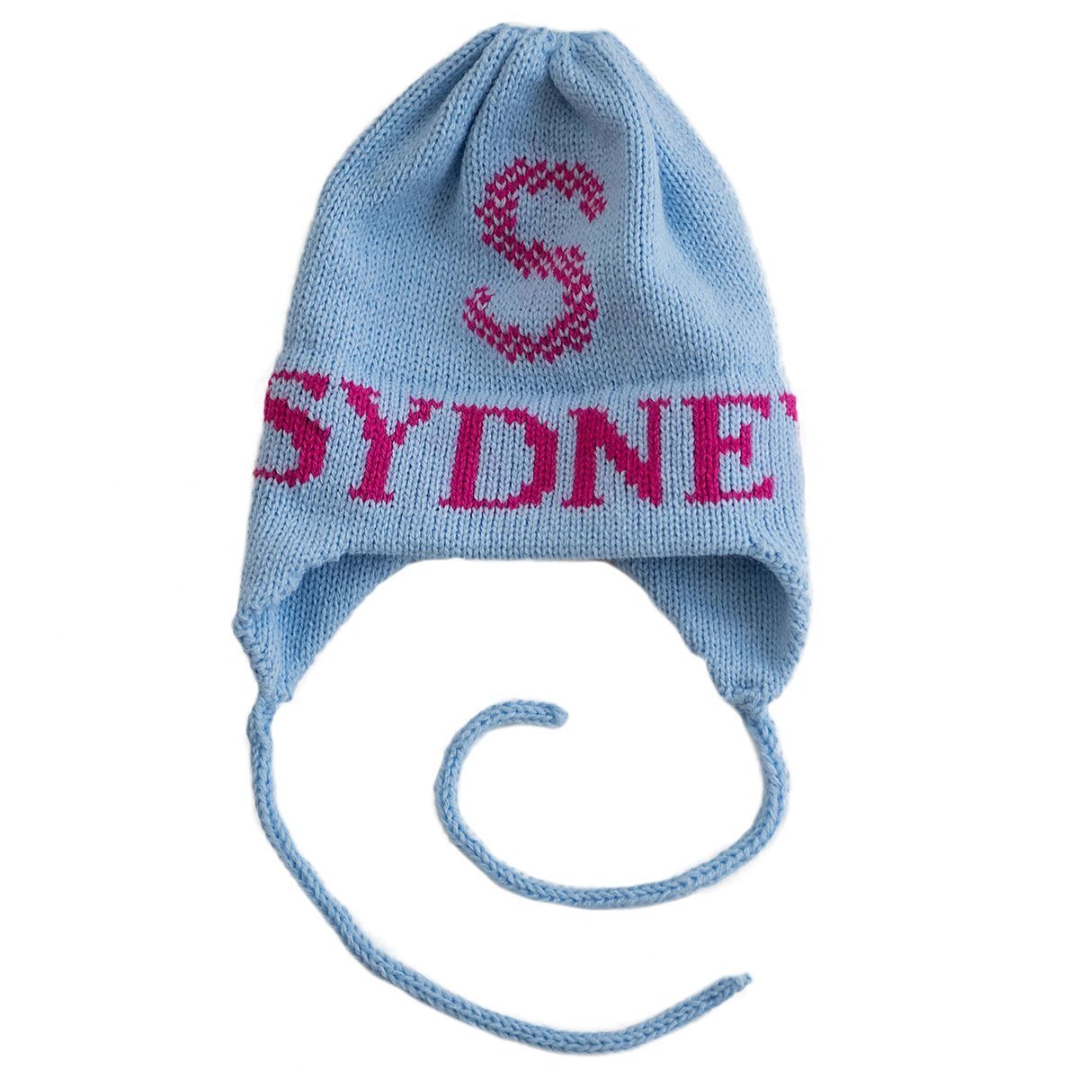 Tweed Initial Personalized Knit Hat-Hats-Jack and Jill Boutique