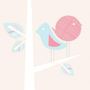 Two Modern Birdies | Canvas Wall Art-Canvas Wall Art-Jack and Jill Boutique