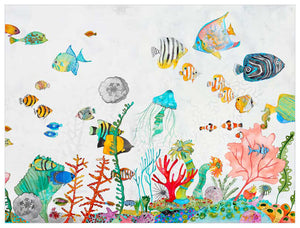 Underwater Garden World Wall Art-Wall Art-Jack and Jill Boutique