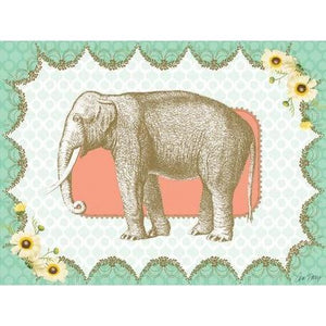 Victorian Details - Elephant | Canvas Wall Art-Canvas Wall Art-Jack and Jill Boutique