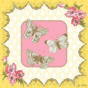 Victorian Details - Three Butterflies | Canvas Wall Art-Canvas Wall Art-Jack and Jill Boutique