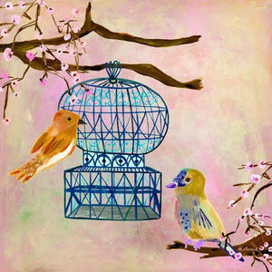 Vintage Birdhouse | Canvas Wall Art-Canvas Wall Art-Jack and Jill Boutique