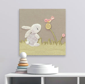 Vintage Meadow Friends - Bunny Wall Art-Wall Art-Jack and Jill Boutique