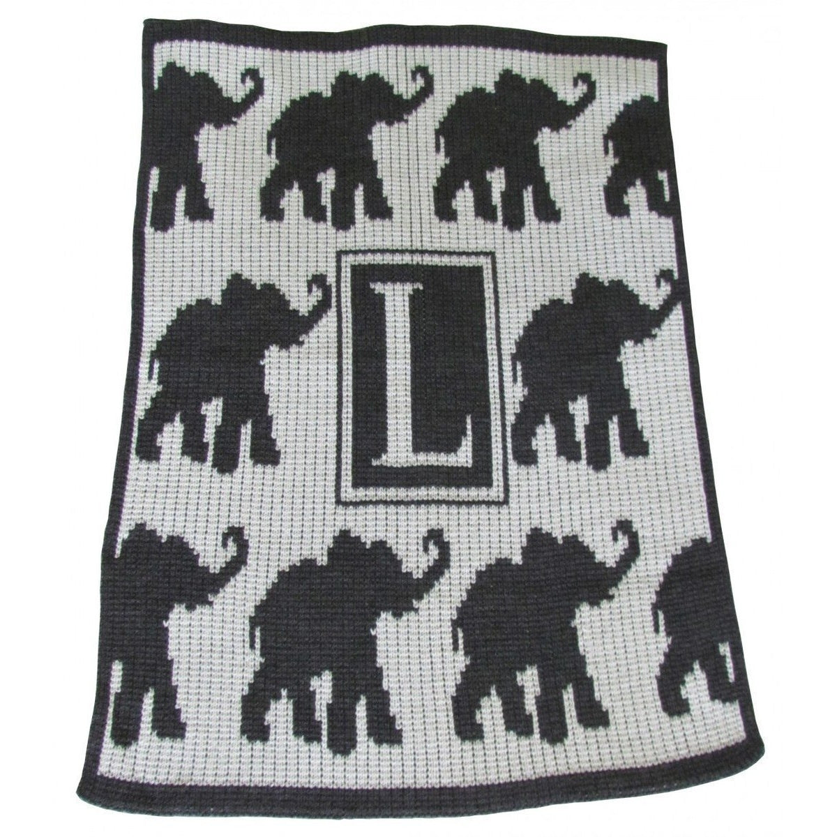 Walking Elephants Personalized Blanket - Stroller, Crib, Throw and XL sizes-Baby Blanket-Jack and Jill Boutique