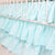 Waterfall Ruffle 3 Tier Crib Skirt | Solid Aqua-Crib Skirt-Default-Jack and Jill Boutique