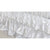 Waterfall Ruffle 3 Tier Skirt | White Cloud Satin-Crib Skirt-Default-Jack and Jill Boutique