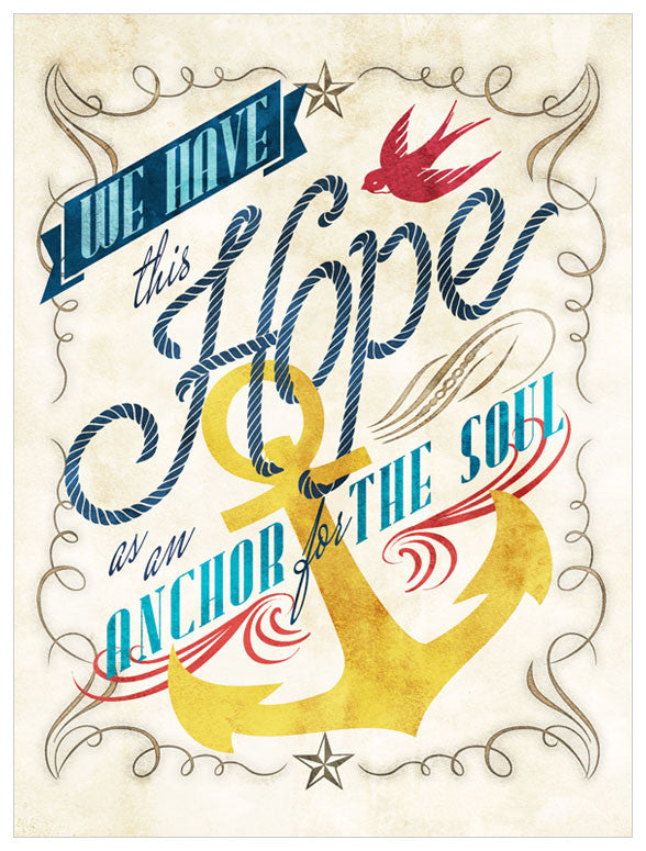 We Have This Hope Wall Art-Wall Art-Jack and Jill Boutique