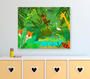 Welcome to the Jungle Wall Art-Wall Art-30x24 Canvas-Jack and Jill Boutique