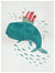 Whale In Love Wall Art-Wall Art-Jack and Jill Boutique