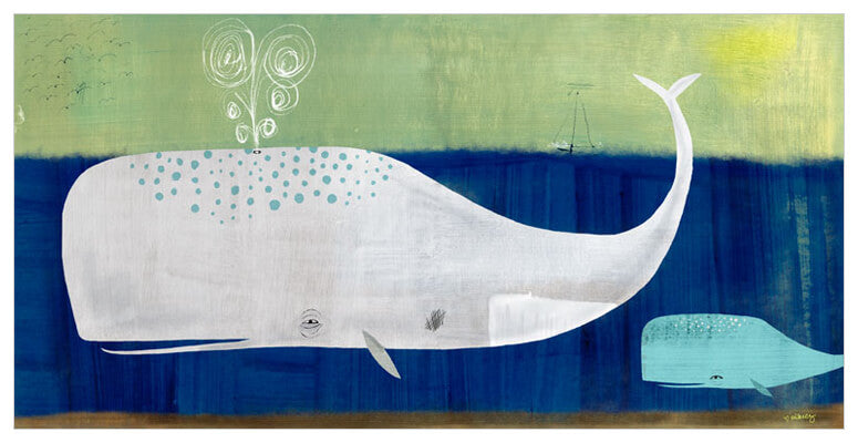 Whale Watching Wall Art-Wall Art-Jack and Jill Boutique