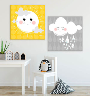 When Skies Are Gray - Cloud Wall Art-Wall Art-Jack and Jill Boutique