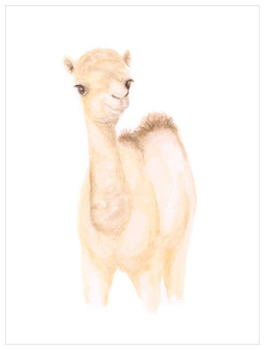 Whimsical Watercolor - Camel Wall Art-Wall Art-Jack and Jill Boutique