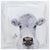 White And Gold Cow Wall Art-Wall Art-Jack and Jill Boutique
