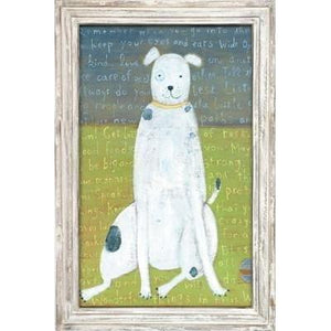 ART PRINT - White Boy Dog-Art Print-Jack and Jill Boutique