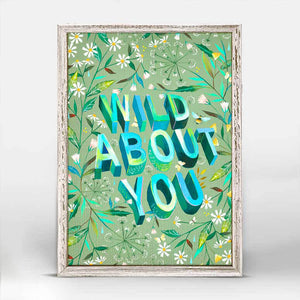 Wild About You Mini Framed Canvas-Mini Framed Canvas-Jack and Jill Boutique