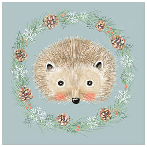 Winter Hedgehog Wall Art-Wall Art-Jack and Jill Boutique