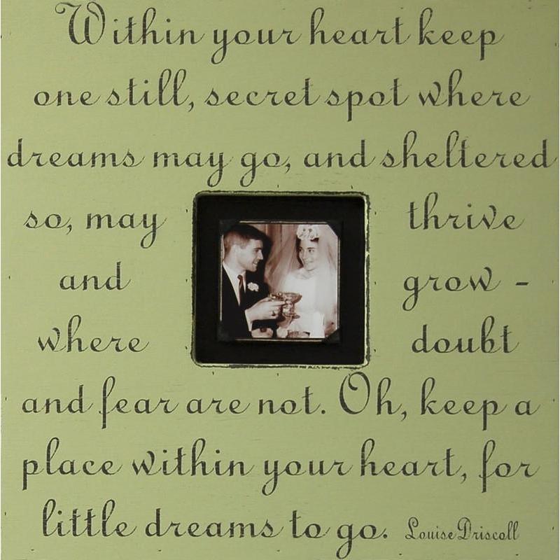 Handmade Wood Photobox with quote "Within Your Heart"-Photoboxes-Jack and Jill Boutique