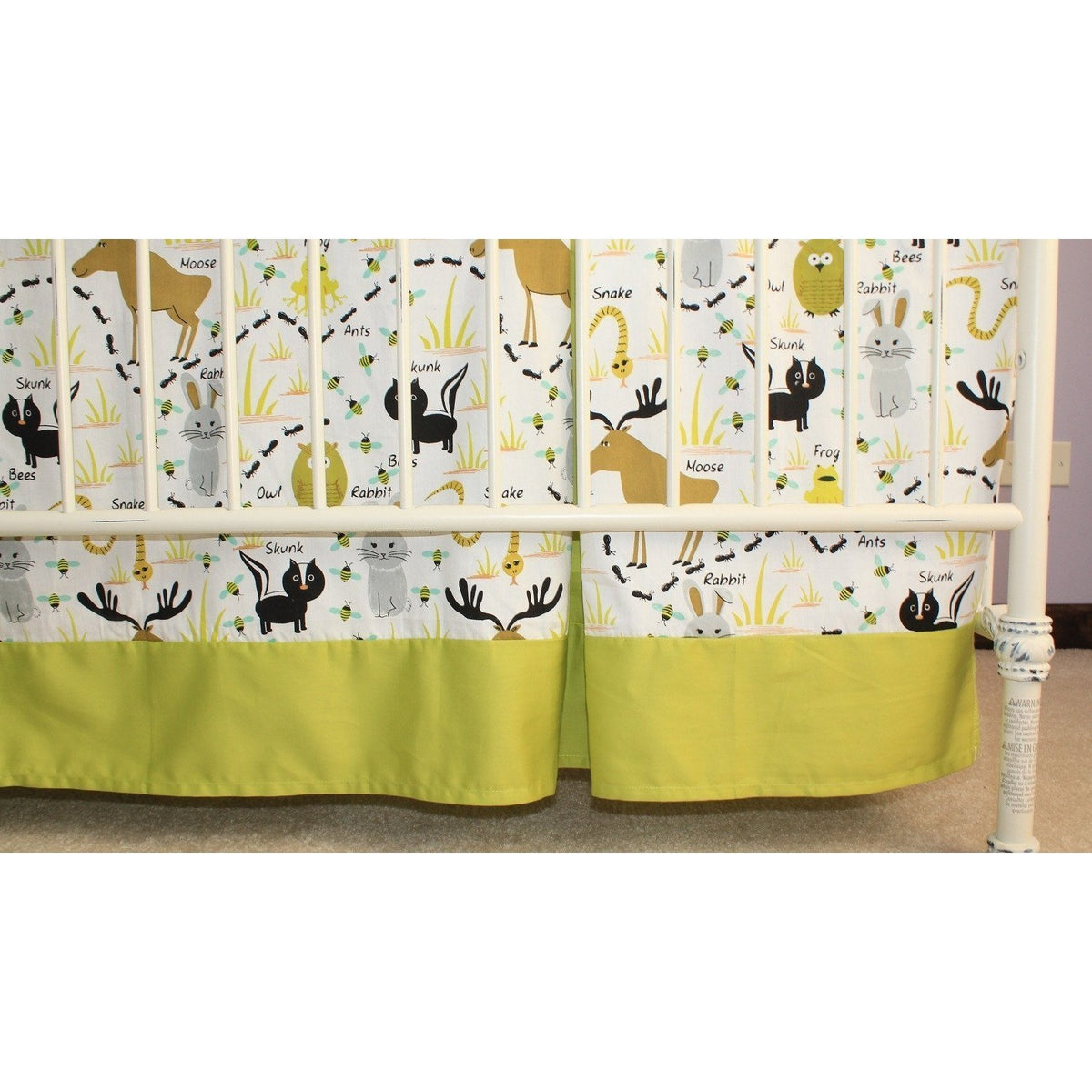 Woodland Animals Crib Bedding | Animal Print Baby Bedding Set-Crib Bedding Set-Jack and Jill Boutique