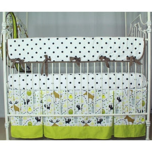 Woodland Animals Crib Bedding | Animal Print Baby Bedding Set-Crib Bedding Set-Jack and Jill Boutique