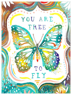 You Are Free To Fly Wall Art-Wall Art-Jack and Jill Boutique