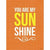 You Are My Sunshine - Orange | Canvas Wall Art-Canvas Wall Art-Jack and Jill Boutique
