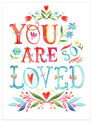 You Are So Loved Wall Art-Wall Art-Jack and Jill Boutique