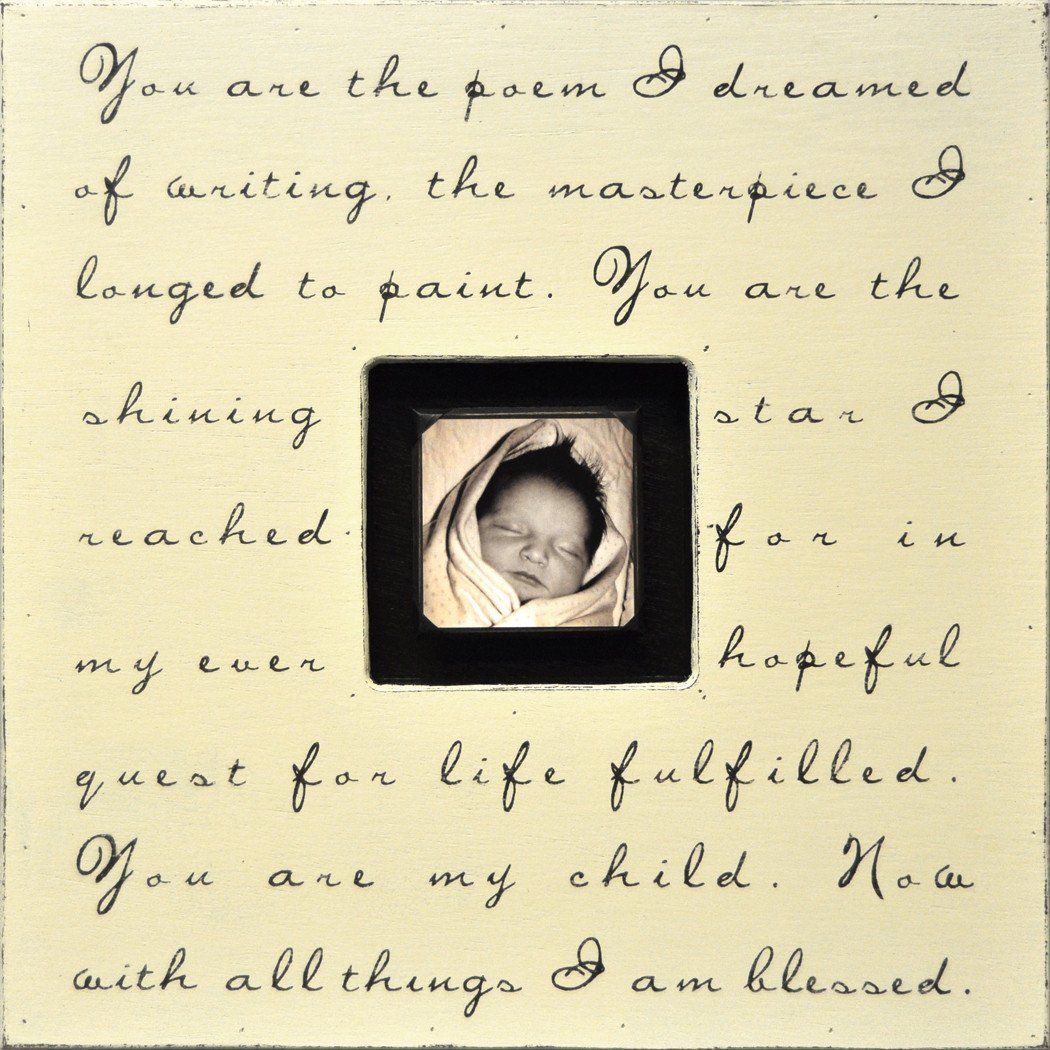 Handmade Wood Photobox with quote "You Are the Poem"-Photoboxes-Jack and Jill Boutique