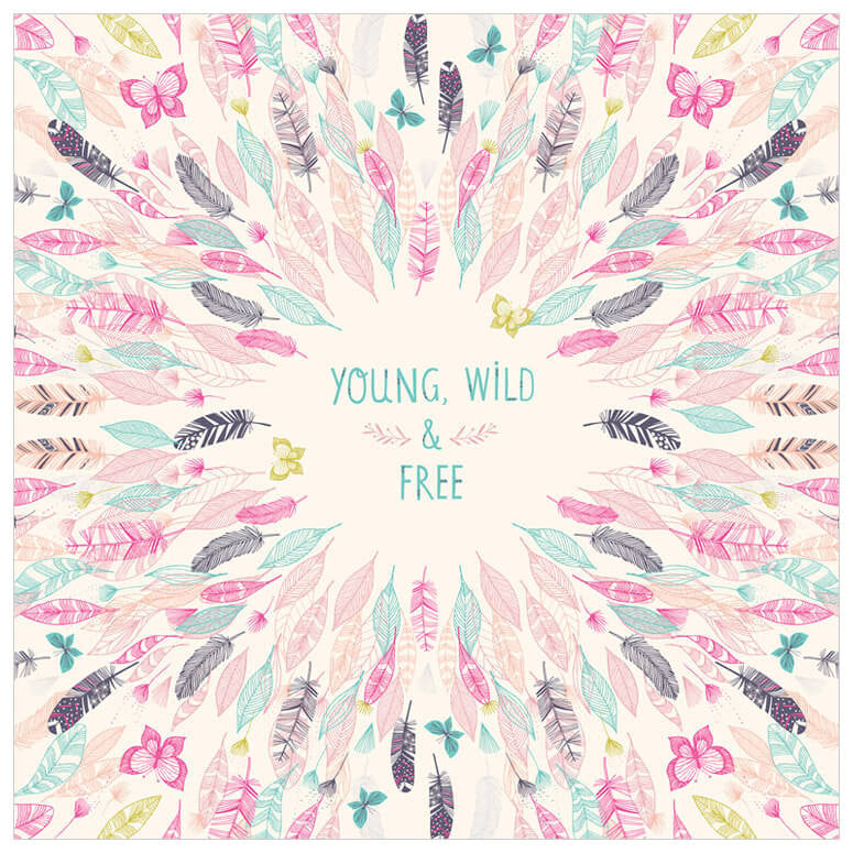Young, Wild & Free Wall Art-Wall Art-Jack and Jill Boutique